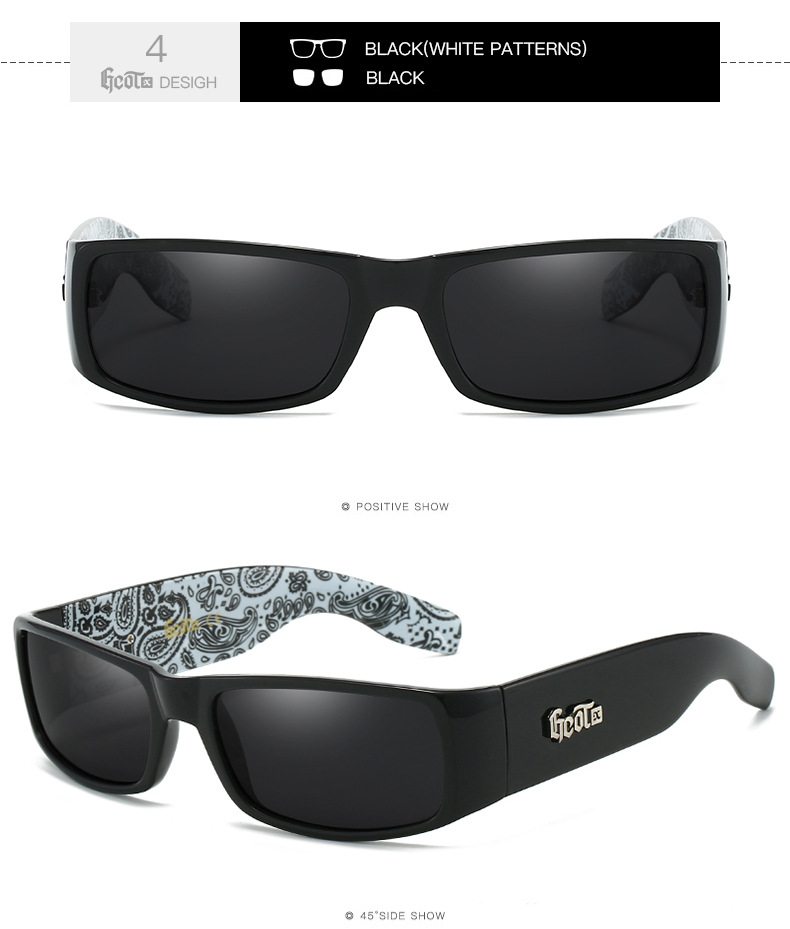 gentas Gcotx G662 Trendy Chicano Gangster Style Narrow Sunglasses