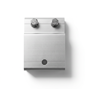 Kit de connecteurs d'interconnexion pour poutres solaires, en aluminium anodisé, pour rails photovoltaïques, avec pack d'éléments de fixation en acier inoxydable assorti, pour approvisionnement OEM en gros - Product Image 3
