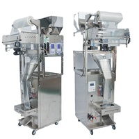Machine d'ensachage verticale automatique à commande PLC, entraînée par un moteur, adaptée au remplissage de poudres chimiques
