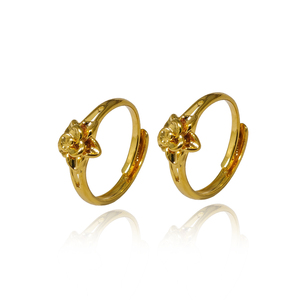 Anéis de Cluster Personalizados em Liga Banhada a Ouro 18K para Homens e Mulheres, Anéis Modernos para Casamento, Noivado e Aniversário - Product Image 2