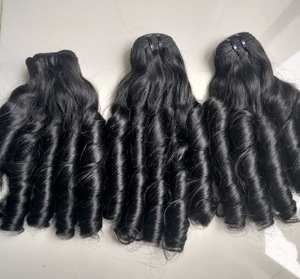 Cabello Virgen Indio de Templo, Cabello Virgen Camboyano, Paquetes de Cabello Rizado Birmano, Paquetes de Cabello Virgen <span class=keywords><strong>Filipino</strong></span>, en Stock en EE. UU. Sin Aranceles - Product Image 6