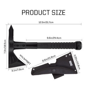 Hache tactique SOG Tomahawk - Mini hache tactique Voodoo Hawk pour la survie, les sports et le camping (F183N-CP) - Product Image 6