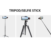 Mini trépied Portable professionnel pour DSLR vidéo et Photo nouveau Design rotule de tir projecteur en alliage d'aluminium Portable