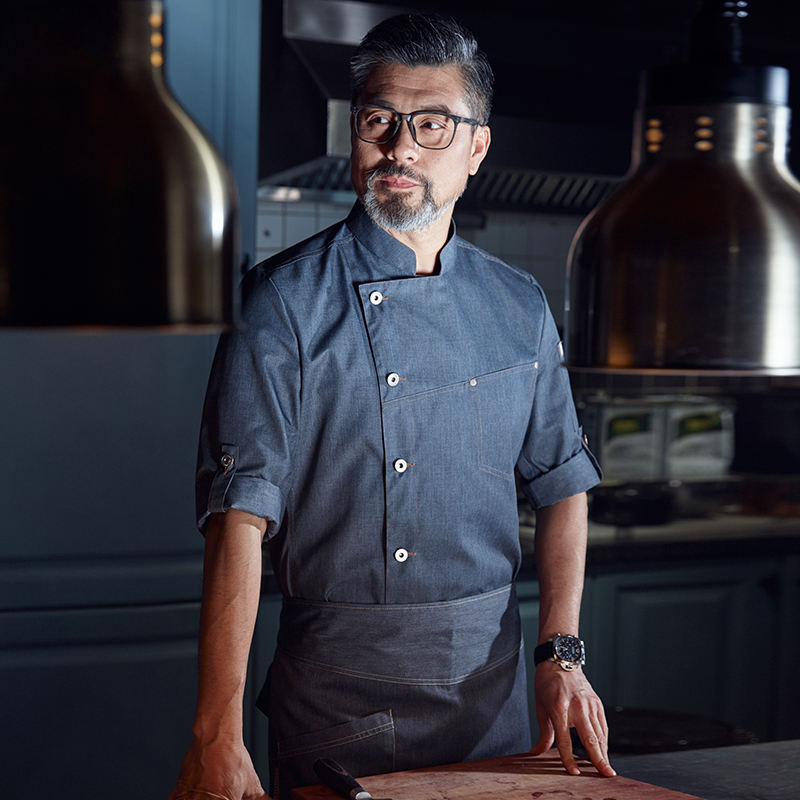 Grey top with three quarter sleeves