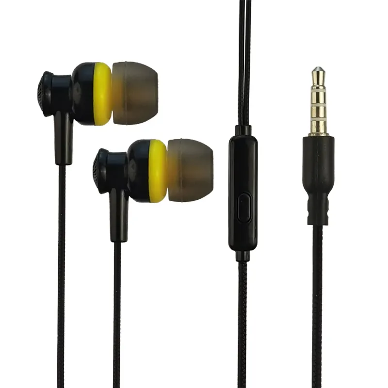3.5mm In ear stereo mini mobile phone wired headphones earphone with mic