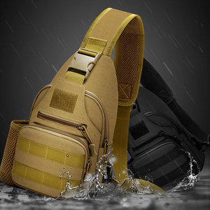 Borsa <span class=keywords><strong>a</strong></span> <span class=keywords><strong>Tracolla</strong></span> Sportiva in Tela per Uomo e Donna con Decorazione <span class=keywords><strong>a</strong></span> Bottoni, Ricarica USB, Marsupio e Porta Bottiglia - Product Image 4