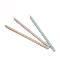 Vente en gros de haute qualité Standred fantaisie coloré en bois Lapiceros Hb crayon imprimé motif de logo personnalisé crayon avec logo