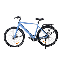 Bicicleta Eléctrica Urbana de Alta Gama de 7 Velocidades para Adultos con Transmisión por Correa y Batería de Litio de 36v, Bicicleta de Carretera, Electro Fahrrad