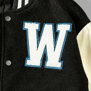 Großhandel Amerikanische Mode Streetwear Individuell Gestaltete College-Jacke mit Chenille-Aufnähern Stilvolle Winterjacken für Herren - Product Image 3