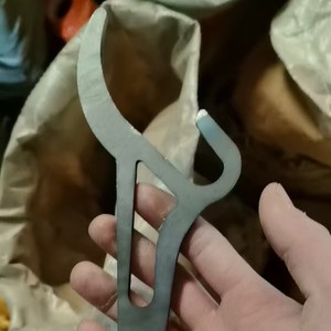 Llave de gancho para quitar neumáticos, acero 45, métrica, de uso general, con agarre de goma, para herramientas de reparación de neumáticos de motocicleta - Product Image 2