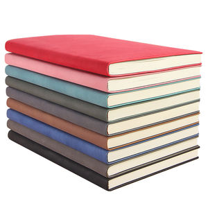 Cuaderno de cuero de piel suave de tamaño A5 promocional, cuaderno de negocios personalizable, tapa dura, costura, impresión al por mayor - Product Image 4