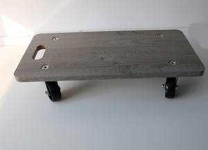 Chariots en bois pour bricolage Chariot en contreplaqué avec mélamine à grain de bois - Product Image 3