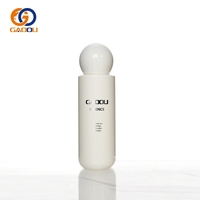 Flacon pompe de luxe bleu pour lotion, ensemble de 30ml, 60ml, 120ml, et pot à crème givré pour cosmétiques et soins de la peau, 10g, 30g, 50g