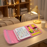 Tableau d'apprentissage Montessori en feutre, jouets sensoriels éducatifs pour tout-petits, activités de motricité fine, directement de l'usine
