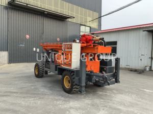 Foreuse à roues UNIQUE de 180m pour machine de forage de puits en eau profonde - Product Image 5