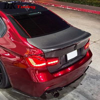 Couvercle de coffre arrière en fibre de carbone de style CSL modifié BK Tuning pour BMW F30 F35 Série 3 2013+