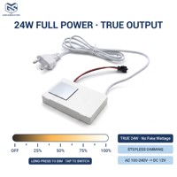 Interrupteur tactile intelligent 12V 2A pour miroir LED, capteur capacitif, variateur d'intensité pour miroir de maquillage, éclairage intelligent pour la maison
