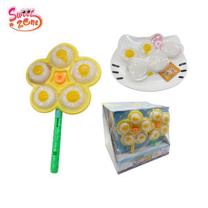 Venta al por mayor de dulces y <span class=keywords><strong>caramelos</strong></span> Omelette King Popping Sugar Pudding Jelly Halal Fruit Jelly Spinning Pinwheel toy - Product Image 6