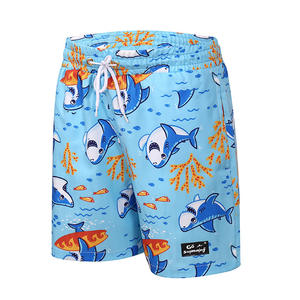 Pantalon de plage pour enfants taille haute <span class=keywords><strong>Short</strong></span> de <span class=keywords><strong>bain</strong></span> à séchage rapide avec filet intérieur Coupe ample <span class=keywords><strong>Short</strong></span> de <span class=keywords><strong>bain</strong></span> pour garçon Couleur Lavé Style doux - Product Image 3