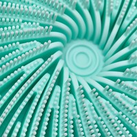 Gant de massage et brosse exfoliante classique en gel de silicone pour le bain, avec mousse abondante et poils doux, pour le dos, unisexe
