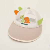 Gorra de pescador con estampado de dinosaurios para niños, sombrero con visera grande para protección solar, para niños y niñas, uso en verano