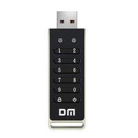 Unidad USB Segura y Portátil con Contraseña, 32G/64G/128G, USB 3.2, Resistente al Polvo y al Agua, con Cifrado por Hardware