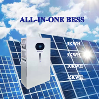 Kit Générateur Solaire Silencieux 5kW 10kW Prix Usine avec Batterie LiFePO4 51.2V et Onduleur Hybride pour Système Solaire Villa et Ferme