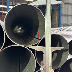 ASTM A463 T1/En10346 Dx53D/Dx54D/SA1d tubes/tuyaux en acier soudés aluminisés avec revêtement en aluminium-silicium - Product Image 6