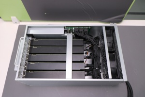 PCIe 4.0 X16 SFF‑8654 PCIe 4.0 X16 Multi‑GPU Switch Backplane Adapter 2‑in‑4‑out 1‑to‑5 Riser Card สำหรับเวิร์กสเตชันเซิร์ฟเวอร์ Ai - Product Image 3