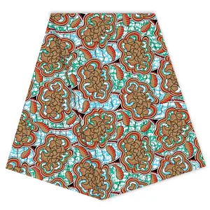 African George Java and Ankara Wax Print Style 100% Cotton Fabric Clothing Material