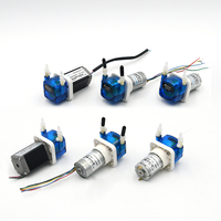 Pompe doseuse péristaltique compacte Kamoer KPHM100 100 ml/min 12V 24V avec moteur pas à pas brossé ou sans balais en option