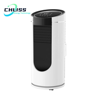 Climatiseur portable 9000 BTU, indice d'efficacité énergétique A++, réfrigérant R290, faible niveau sonore 39 dB, ERP CE RoHS pour l'Allemagne et l'Europe