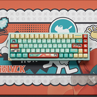 Keyboard Gaming Mekanik Mini 65% ISO/ANSI/ABNT2 yang Dapat Disesuaikan, RGB, Mendukung Hot-swap, Dapat Dikustomisasi Bahasa Prancis/Jerman/Portugis Brasil, Dll.