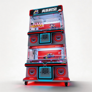 Mini-machine à grue pour 4 joueurs avec accepteur de billets et de pièces, lecteur de cartes, <span class=keywords><strong>jeu</strong></span> d'arcade personnalisé, son réaliste et lumières clignotantes <span class=keywords><strong>en</strong></span> métal - Product Image 3