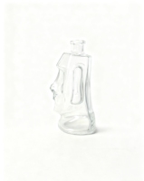 Bouteilles de spiritueux en verre transparent personnalisables de 700 ml/750 ml, forme variée, avec bouchon en bois mat/givré – Vente chaude