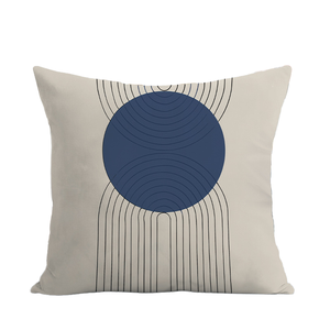 Funda de Cojín Cuadrada Moderna de Poliéster con Estampado Geométrico para el Hogar, Sala de Estar, Sofá, Venta al por Mayor de Fábrica - Product Image 1