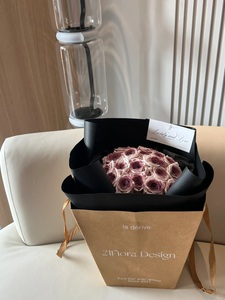 Boîtes à fleurs en papier d'art de luxe de haute qualité avec des matériaux recyclés pour l'arrangement de bouquets <span class=keywords><strong>et</strong></span> l'emballage de cadeaux Impression offset - Product Image 4