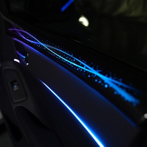 Panneau de guidage lumineux premium pour véhicule avec film réflecteur diffuseur LGP avancé pour éclairage d'ambiance environnant le toit ouvrant - Product Image 1