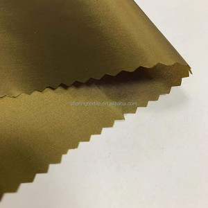 20D 400T <strong>Trilobal</strong> Black Yarn Nylon Taffeta Two Tone Shiny Metallic Nylon Taffeta <strong>Fabric</strong> With Cire and WR for Downproof Jackets - Product Image 5