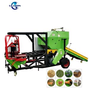 Équipement agricole Mini presse à <span class=keywords><strong>foin</strong></span> Presse à balles de luzerne ronde <span class=keywords><strong>Prix</strong></span> de la machine à emballer - Product Image 1