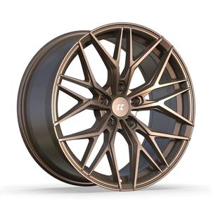 Rines de Aleación Kipardo en Oferta, Personalizados 18x8.5 5x112, Fabricados con Tecnología Flow Formed, Color Negro Hiperbrillante para Audi A4 A5 VW Passat Mercedes Clase C - Product Image 1