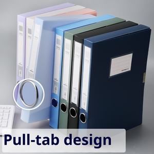 Verdikte Pp Morandi Opvouwbare Dossierdoos Met Op Maat Gemaakte Druk Grote Capaciteit Kantoor Opbergdoos - Product Image 3