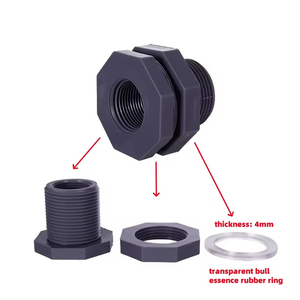 Adaptateur de raccord de réservoir d'eau de 1/2 pouce, 3/4 pouce, 1 pouce, raccord en PVC, écologique, pour l'irrigation des jardins, l'aquarium - Product Image 3