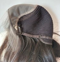 Perruque Lace Top Sheitel Marron Clair avec Mèches, Cheveux Vierges Slaves Russes Premium, Nœuds Super Petits, avec Doublure Intérieure, Longue Durée de Vie