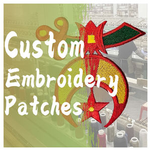 패치에 사용자 정의 기사단 자수 철 프리메이슨 요크 라이트 자수 패치 Doi Isis Oes 패치의 딸 - Product Image 4