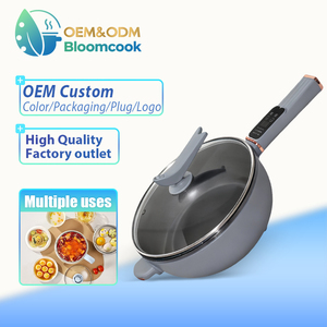 2025 Bloomcook OEM Nhà Hàng Nồi Điện Sưởi Ấm Nhanh Chóng Không Dính Mini Xách Tay Điện Nấu Ăn Lẩu - Product Image 6