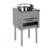 Cuisinière sur pied Cuisinière à jet Cuisinière à gaz en acier inoxydable Wok à gaz commercial
