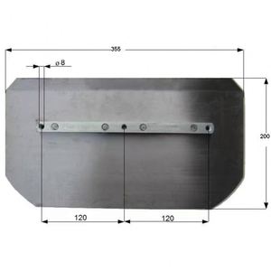 ใบมีดเครื่องขัดคอนกรีตขนาด 355*200 มม. - Product Image 1