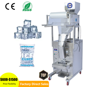 CE 1kg Vertical Automatic <b>Ice</b> Cube Maker <b>Machine</b> Filling and Sealing <b>Small</b> Bag Packaging <b>Machine</b> - Product Image 1