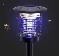 Lampe anti-moustiques LED solaire à choc électrique, piège à mouches, étanche IP65, exterminateur d'insectes d'extérieur avec garantie de 5 ans